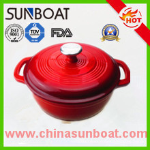 Carbon Steel Enameled Casserole with Customized Color